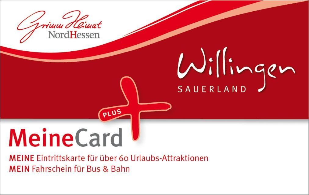 Cafe- Pension Fernblick, Incl Meinecardplus Willingen  Luaran gambar